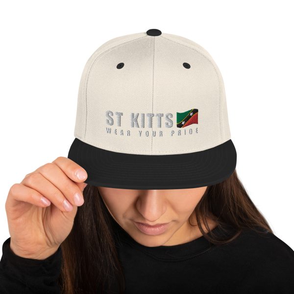 Snapback Cap with Embroidered St Kitts Wear Your Pride - Image 22