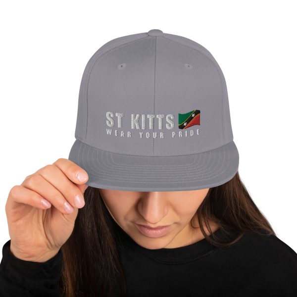 Snapback Cap with Embroidered St Kitts Wear Your Pride - Image 20