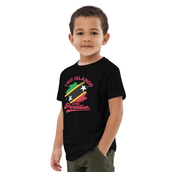 Two Islands One Paradise Organic Cotton Kids T-Shirt - Image 3