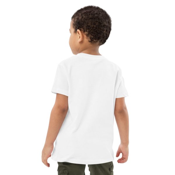 St Kitts & Nevis Flag Organic Cotton Kids T-Shirt - Image 2