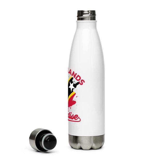 Stainless Steel Water Bottle Featuring Two Islands One Paradise - Image 2