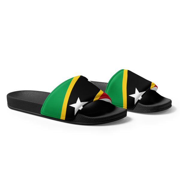 Men’s Slides with St. Kitts and Nevis Flag – Comfort Meets Island Pride - Image 4